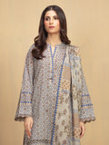 edenrobe Allure Unstitched Printed Khaddar 3Pc Suit EWU5A3-36003