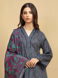 edenrobe Allure Unstitched Printed Khaddar 3Pc Suit EWU5A3-36006