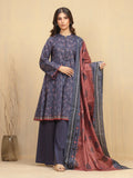 edenrobe Allure Unstitched Printed Khaddar 3Pc Suit EWU5A3-36007