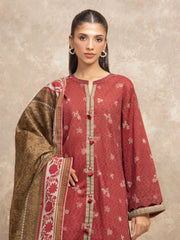 edenrobe Allure Unstitched Printed Khaddar 3Pc Suit EWU5A3-36012