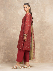 edenrobe Allure Unstitched Printed Khaddar 3Pc Suit EWU5A3-36012