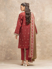 edenrobe Allure Unstitched Printed Khaddar 3Pc Suit EWU5A3-36012