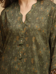 edenrobe Allure Unstitched Printed Khaddar 3Pc Suit EWU5A3-36013