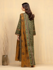 edenrobe Allure Unstitched Printed Khaddar 3Pc Suit EWU5A3-36013