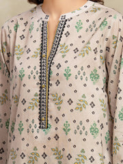 edenrobe Allure Unstitched Printed Khaddar 3Pc Suit EWU5A3-36014