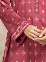 edenrobe Allure Unstitched Printed Khaddar 3Pc Suit EWU5A3-36015