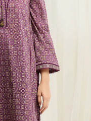edenrobe Allure Unstitched Printed Khaddar 3Pc Suit EWU5A3-36016