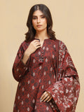 edenrobe Allure Unstitched Printed Khaddar 3Pc Suit EWU5A3-36021