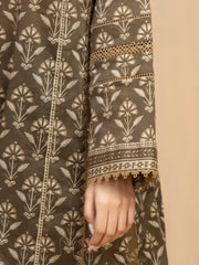 edenrobe Allure Unstitched Printed Khaddar 3Pc Suit EWU5A3-36022