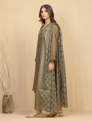 edenrobe Allure Unstitched Printed Khaddar 3Pc Suit EWU5A3-36024
