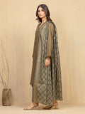 edenrobe Allure Unstitched Printed Khaddar 3Pc Suit EWU5A3-36024