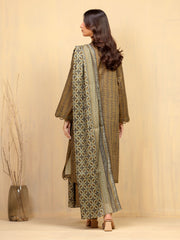 edenrobe Allure Unstitched Printed Khaddar 3Pc Suit EWU5A3-36024