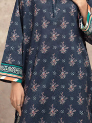edenrobe Allure Unstitched Printed Khaddar 3Pc Suit EWU5A3-36026