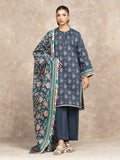 edenrobe Allure Unstitched Printed Khaddar 3Pc Suit EWU5A3-36026
