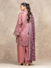 edenrobe Allure Unstitched Printed Khaddar 3Pc Suit EWU5A3-36027