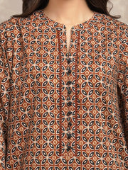 edenrobe Allure Unstitched Printed Khaddar 3Pc Suit EWU5A3-36029