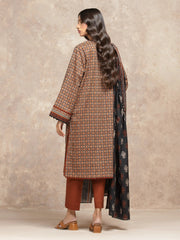 edenrobe Allure Unstitched Printed Khaddar 3Pc Suit EWU5A3-36029