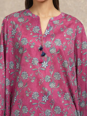 edenrobe Allure Unstitched Printed Khaddar 3Pc Suit EWU5A3-36031
