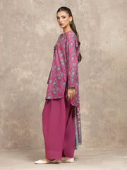 edenrobe Allure Unstitched Printed Khaddar 3Pc Suit EWU5A3-36031
