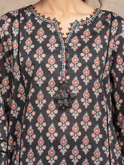 edenrobe Allure Unstitched Printed Khaddar 3Pc Suit EWU5A3-36032