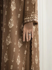 edenrobe Allure Unstitched Printed Khaddar 3Pc Suit EWU5A3-36035