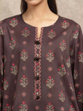 edenrobe Allure Unstitched Printed Khaddar 3Pc Suit EWU5A3-36036