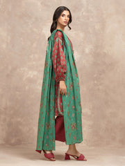 edenrobe Allure Unstitched Printed Khaddar 3Pc Suit EWU5A3-36039