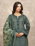 edenrobe Allure Unstitched Printed Khaddar 3Pc Suit EWU5A3-36047