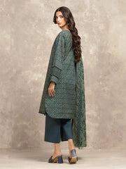 edenrobe Allure Unstitched Printed Khaddar 3Pc Suit EWU5A3-36047