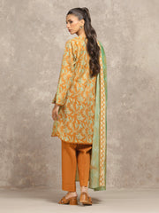 edenrobe Allure Unstitched Printed Khaddar 3Pc Suit EWU5A3-36050