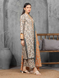 edenrobe Allure Unstitched Printed Khaddar 3Pc Suit EWU5A3-36091