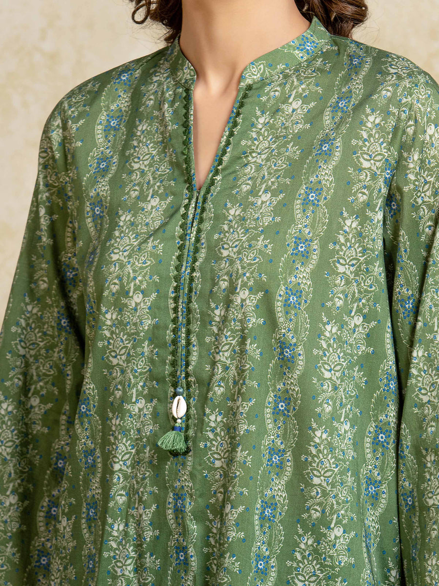edenrobe Allure Unstitched Printed Khaddar 3Pc Suit EWU5A3-36093