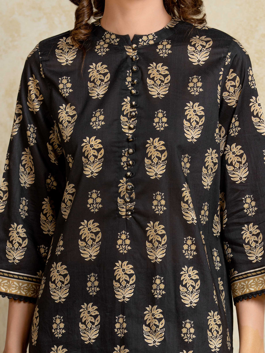 edenrobe Allure Unstitched Printed Khaddar 3Pc Suit EWU5A3-36094