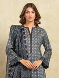 edenrobe Allure Unstitched Printed Khaddar 3Pc Suit EWU5A3-36100