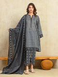 edenrobe Allure Unstitched Printed Khaddar 3Pc Suit EWU5A3-36100