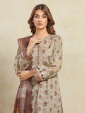 edenrobe Allure Unstitched Printed Khaddar 3Pc Suit EWU5A3-36102