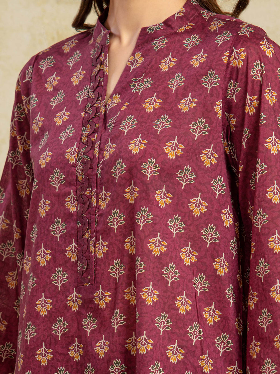 edenrobe Allure Unstitched Printed Khaddar 3Pc Suit EWU5A3-36105