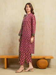 edenrobe Allure Unstitched Printed Khaddar 3Pc Suit EWU5A3-36105