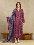 edenrobe Allure Unstitched Printed Khaddar 3Pc Suit EWU5A3-36107