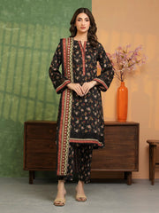 edenrobe Allure Unstitched Printed Khaddar 3Pc Suit EWU5A3-36111
