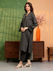 edenrobe Allure Unstitched Printed Khaddar 3Pc Suit EWU5A3-36112