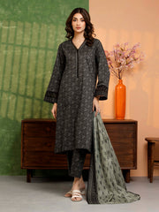 edenrobe Allure Unstitched Printed Khaddar 3Pc Suit EWU5A3-36112