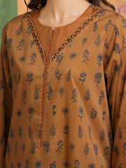 edenrobe Allure Unstitched Printed Khaddar 3Pc Suit EWU5A3-36113