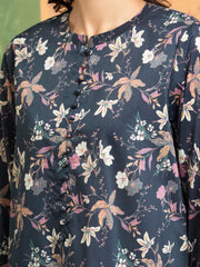 edenrobe Allure Unstitched Printed Khaddar 3Pc Suit EWU5A3-36114