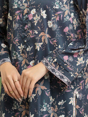 edenrobe Allure Unstitched Printed Khaddar 3Pc Suit EWU5A3-36114