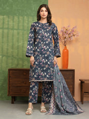 edenrobe Allure Unstitched Printed Khaddar 3Pc Suit EWU5A3-36114