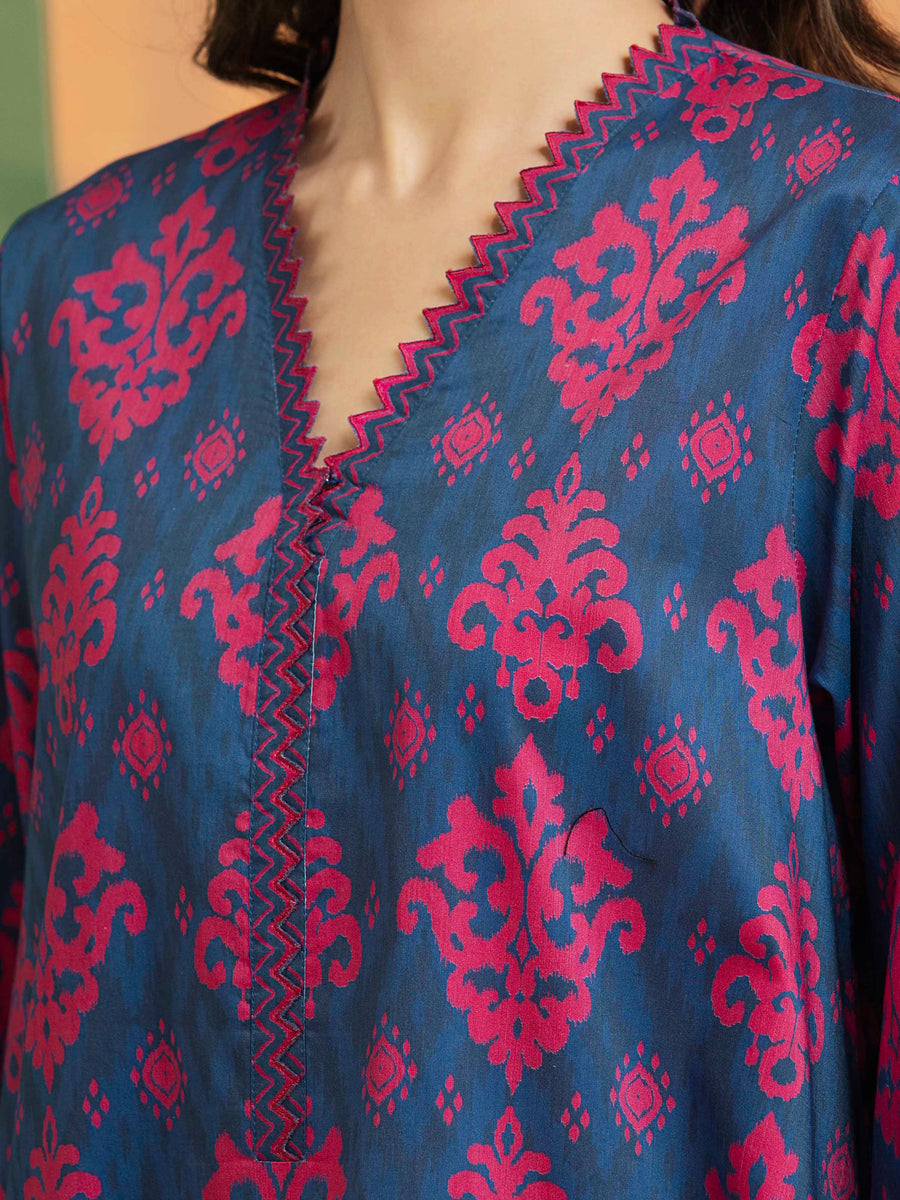 edenrobe Allure Unstitched Printed Khaddar 3Pc Suit EWU5A3-36115