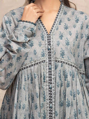 edenrobe Allure Unstitched Printed Khaddar 3Pc Suit EWU5A3-36119