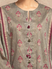 edenrobe Allure Unstitched Printed Khaddar 3Pc Suit EWU5A3-36122