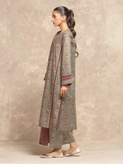 edenrobe Allure Unstitched Printed Khaddar 3Pc Suit EWU5A3-36122